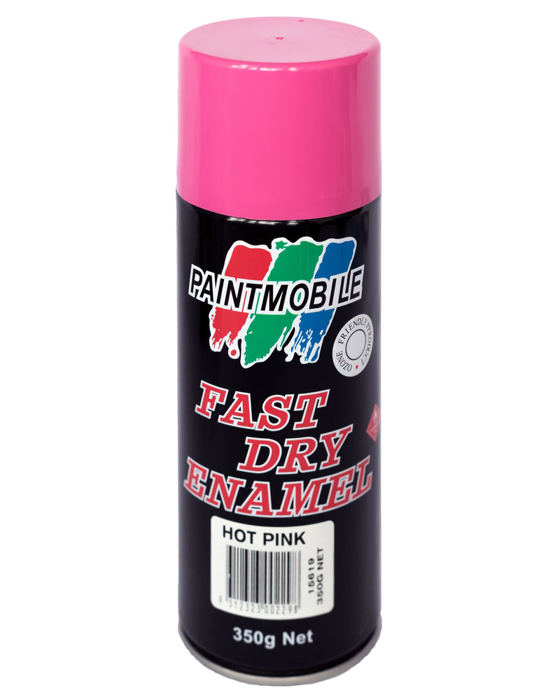 Paintmobile Fast Dry Enamel Spray Can - Hot Pink