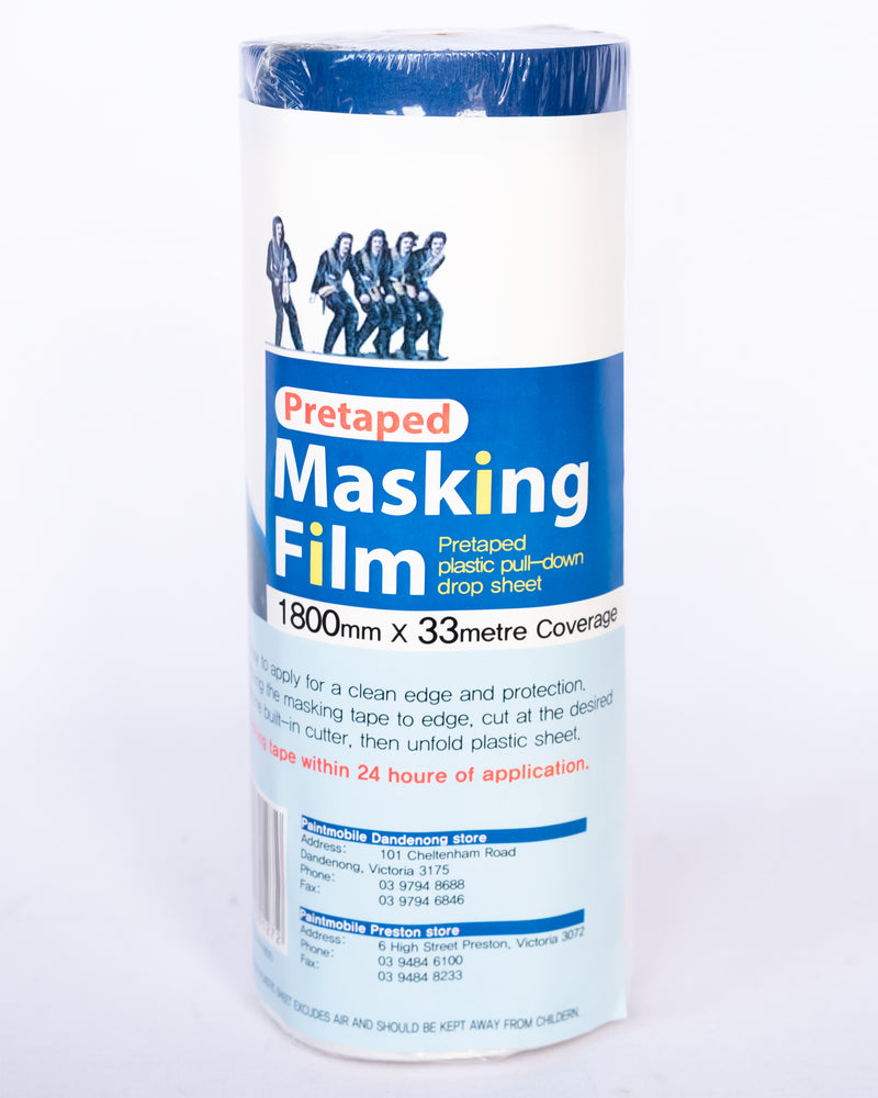 Plastic Masking Film (1800mm x 33m)