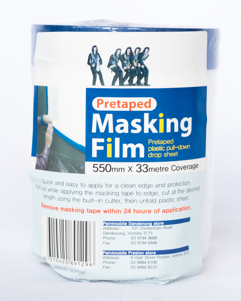 Plastic Masking Film (550mm x 33m)