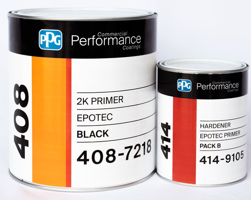 PPG EPOTEC 408 2K Epoxy Primer Surfacer Kit Black (4:1)