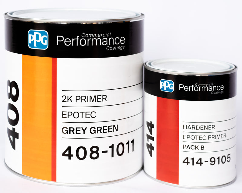 PPG EPOTEC 408 2K Epoxy Primer Surfacer Kit Grey-Green (4:1)