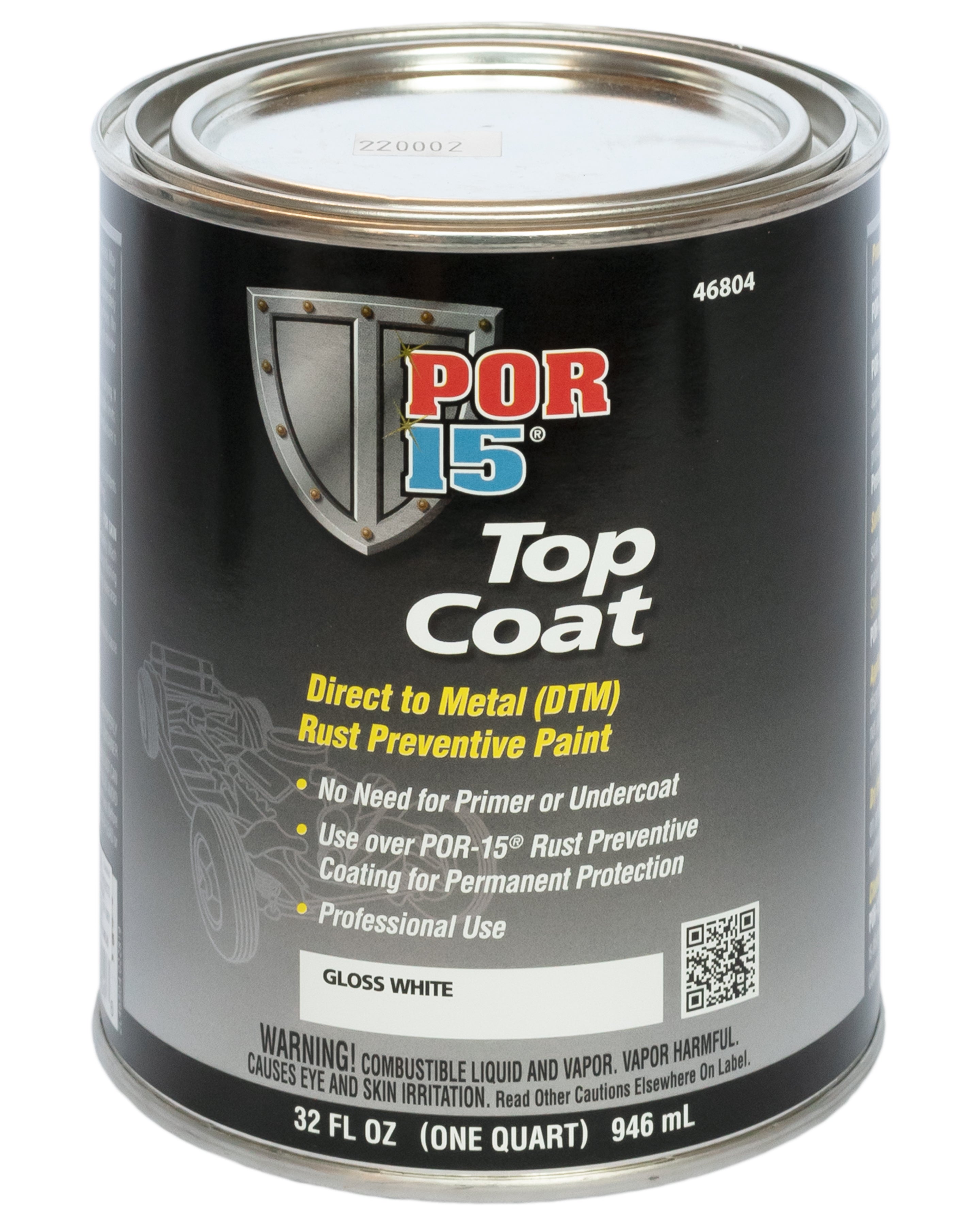 Por 15 Rust Prevention Paint 946ml SILVER