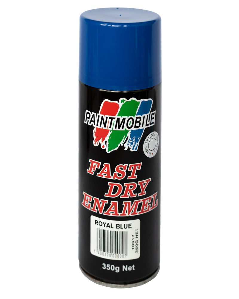 Paintmobile Fast Dry Enamel Spray Can - Royal Blue