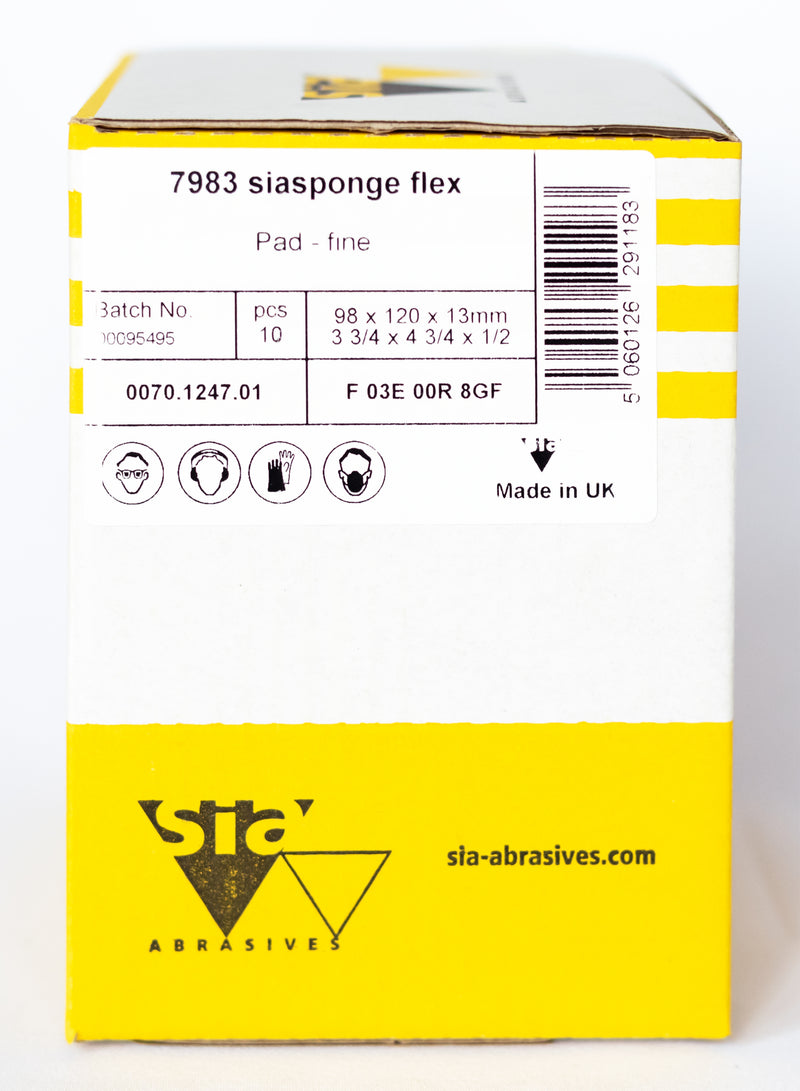 SIA 7983 Siasponge Flex Pads (Box of 10)