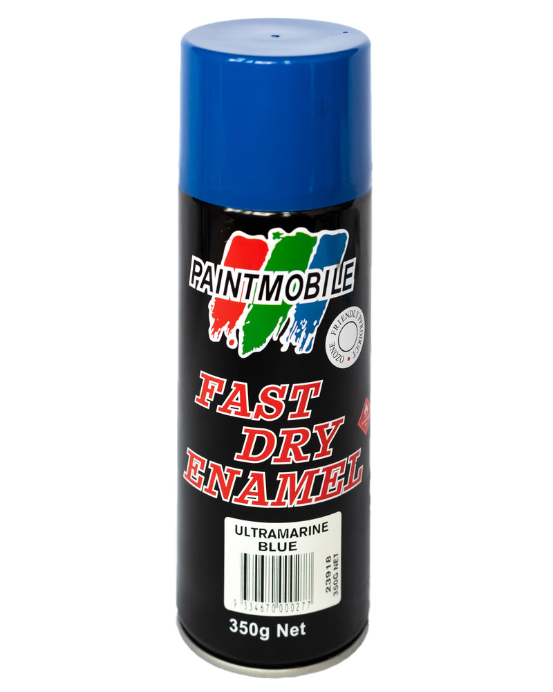 Paintmobile Fast Dry Enamel Spray Can - Ultramarine Blue