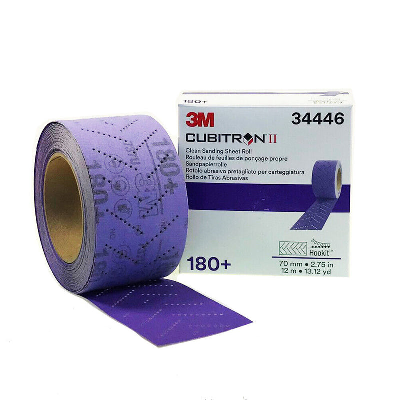 3M CUBITRON 34446 Velcro Roll 70mm X 12m 180+ grit