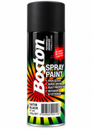 BOSTON Quick Dry Enamel Spray Paint Satin Black 250g S/C