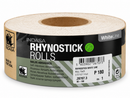 INDASA Rhynostick Self-Adhesive (PSA) rolls P180   (75mm x 25m) White line