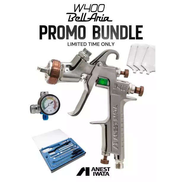 ANEST IWATA W400 BELL ARIA PROMO DEAL 1.3mm