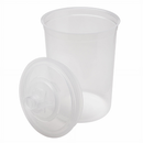 PAINTMOBILE PPS CUPS 800ML 125 MICRON LINER (box of 50) + Cup & Collar