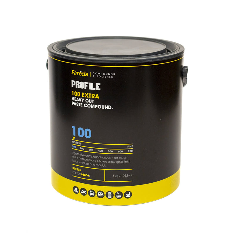 Farecla Profile 100 Extra Paste Compound 3.0kg