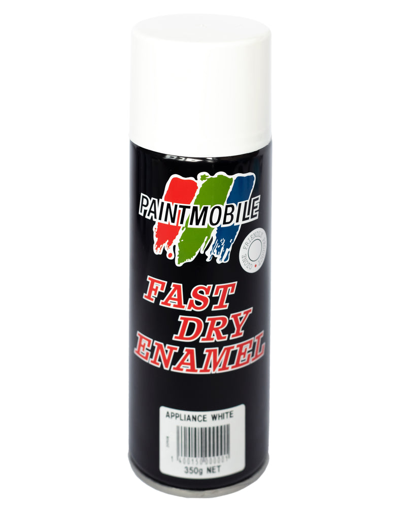 Paintmobile Fast Dry Enamel Spray Can - Appliance White