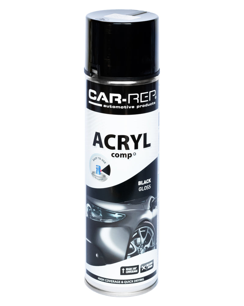 Car-Rep ACRYL Comp Gloss Black 500ml s/c