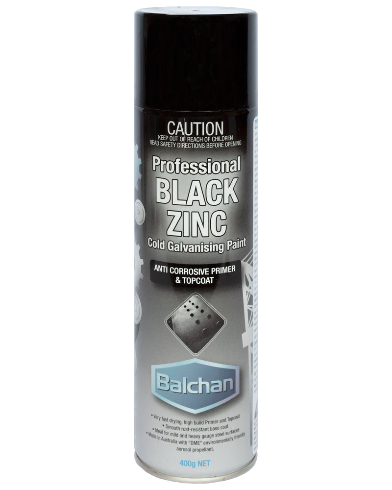 BALCHAN Black Zinc Cold Galvanising paint 400g S/C
