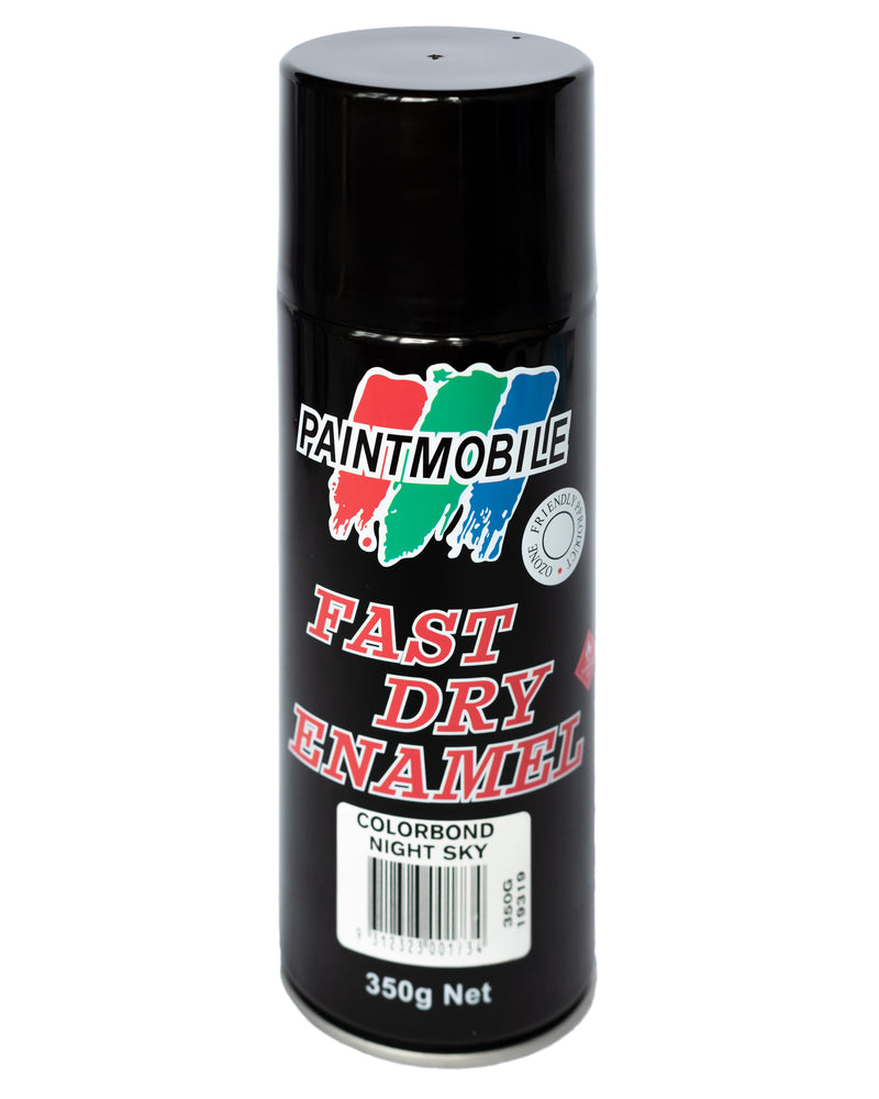 Paintmobile Fast Dry Enamel Spray Can - Colourbond Night Sky
