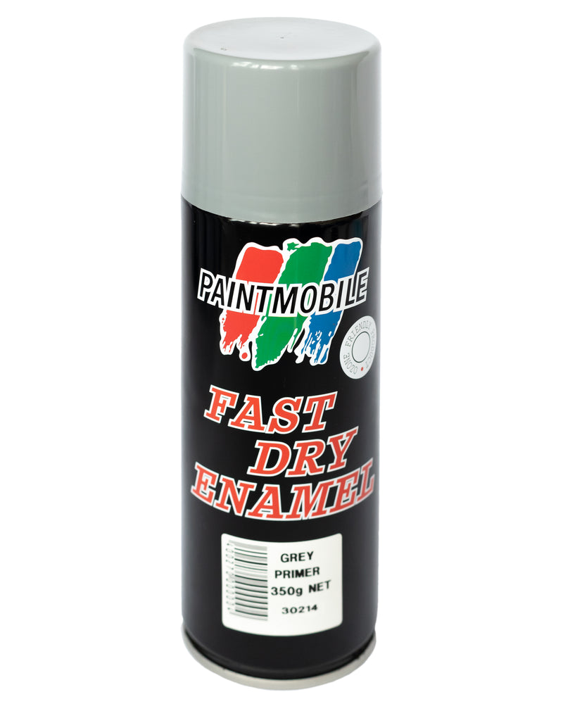 Paintmobile Fast Dry Enamel Spray Can - Grey Primer