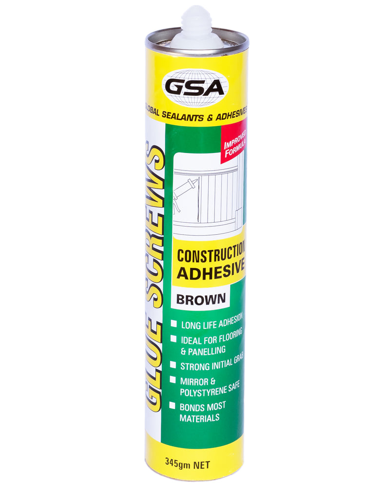 GSA Glue Screws Brown 345g