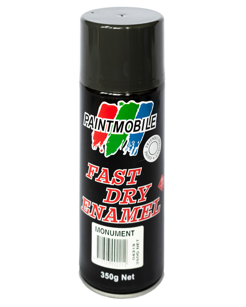 Paintmobile Fast Dry Enamel Spray Can - Monument