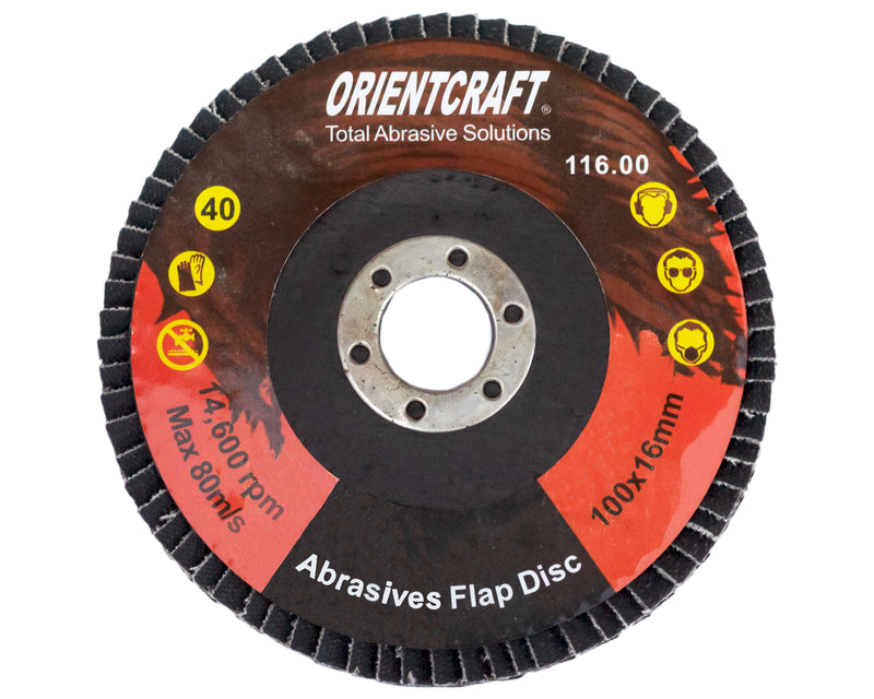 Flap Disc 4"(100mm) 40 grit
