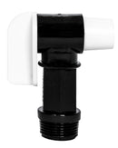 Plastic Black/White Tap (Tapered thread)