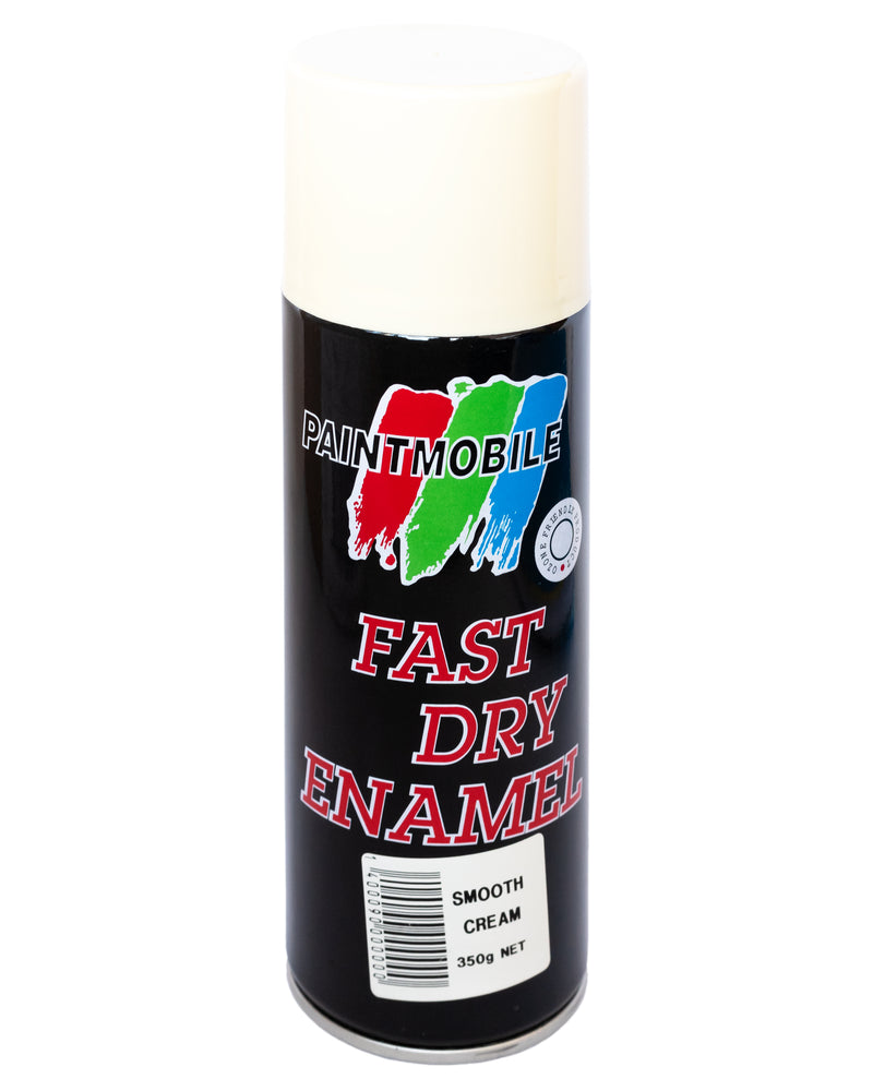 Paintmobile Fast Dry Enamel Spray Can - Smooth Cream