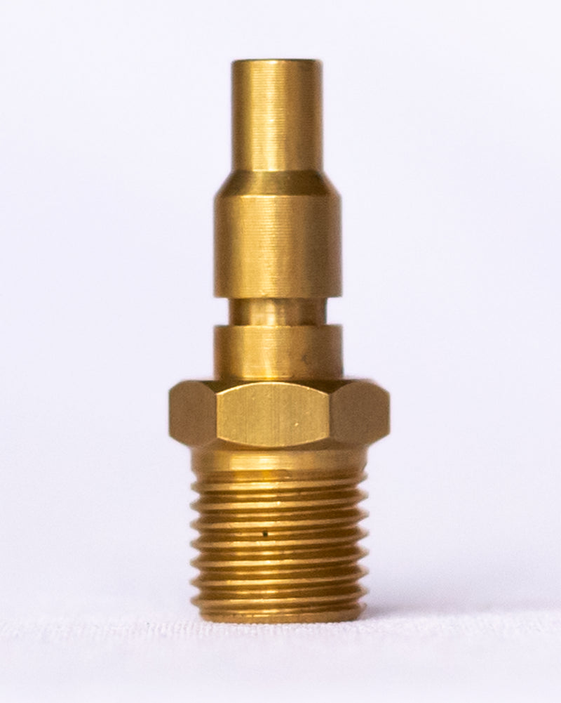 Brass male air fitting 1/4 BSPT