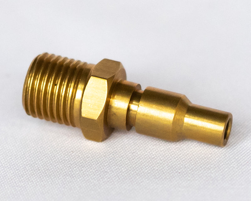 Brass male air fitting 1/4 BSPT